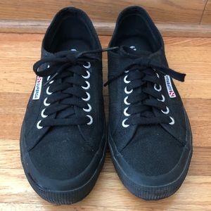 Superga Classic All Black Size 8.5 / 39.5